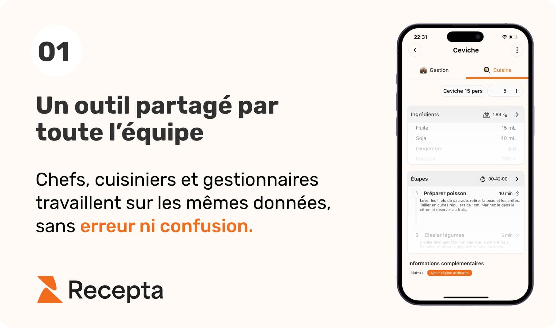 Recepta, le copilote des chefs pour la saison d’hiver